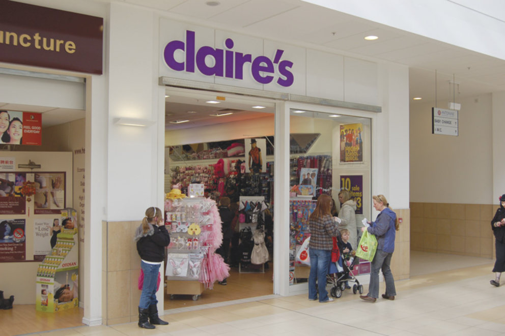 Claire's accessories in Antonine Centre 2011