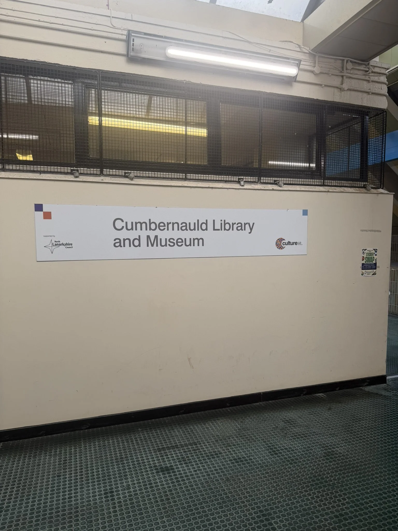 Entrance to the library