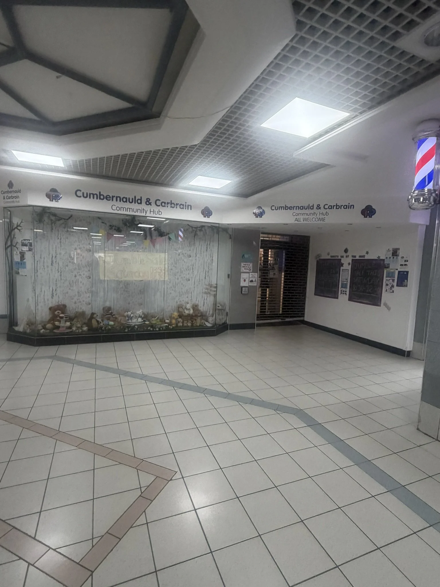 Community Hub in Phase 1 - former Clydesdale Bank unit