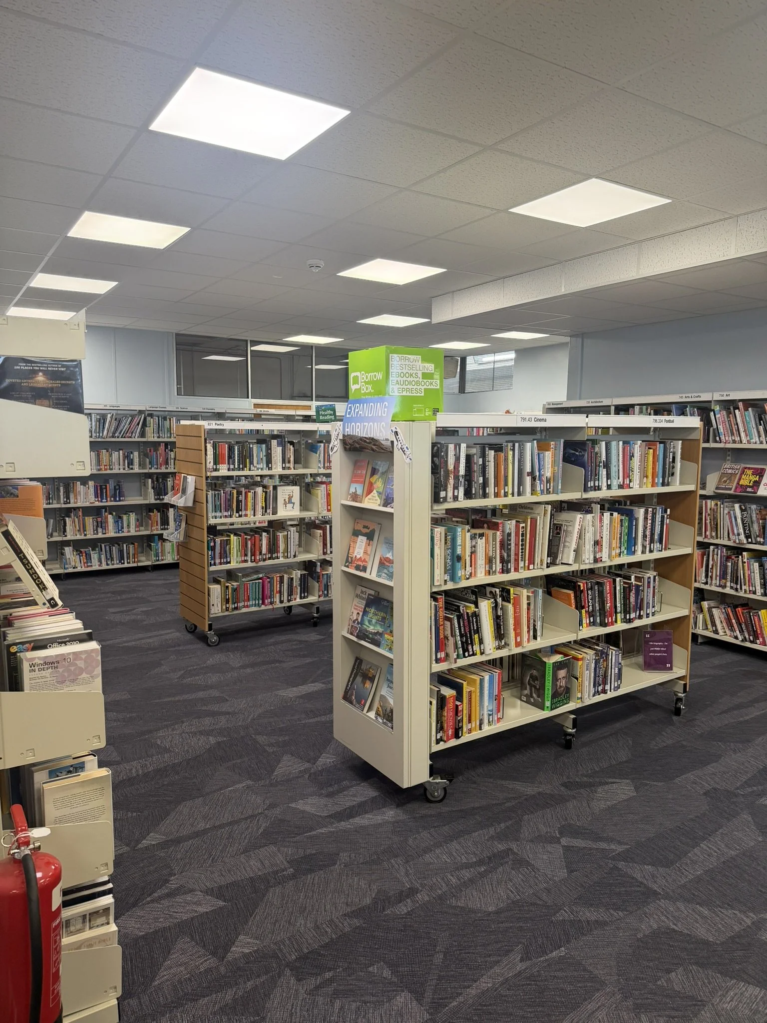 Inside library