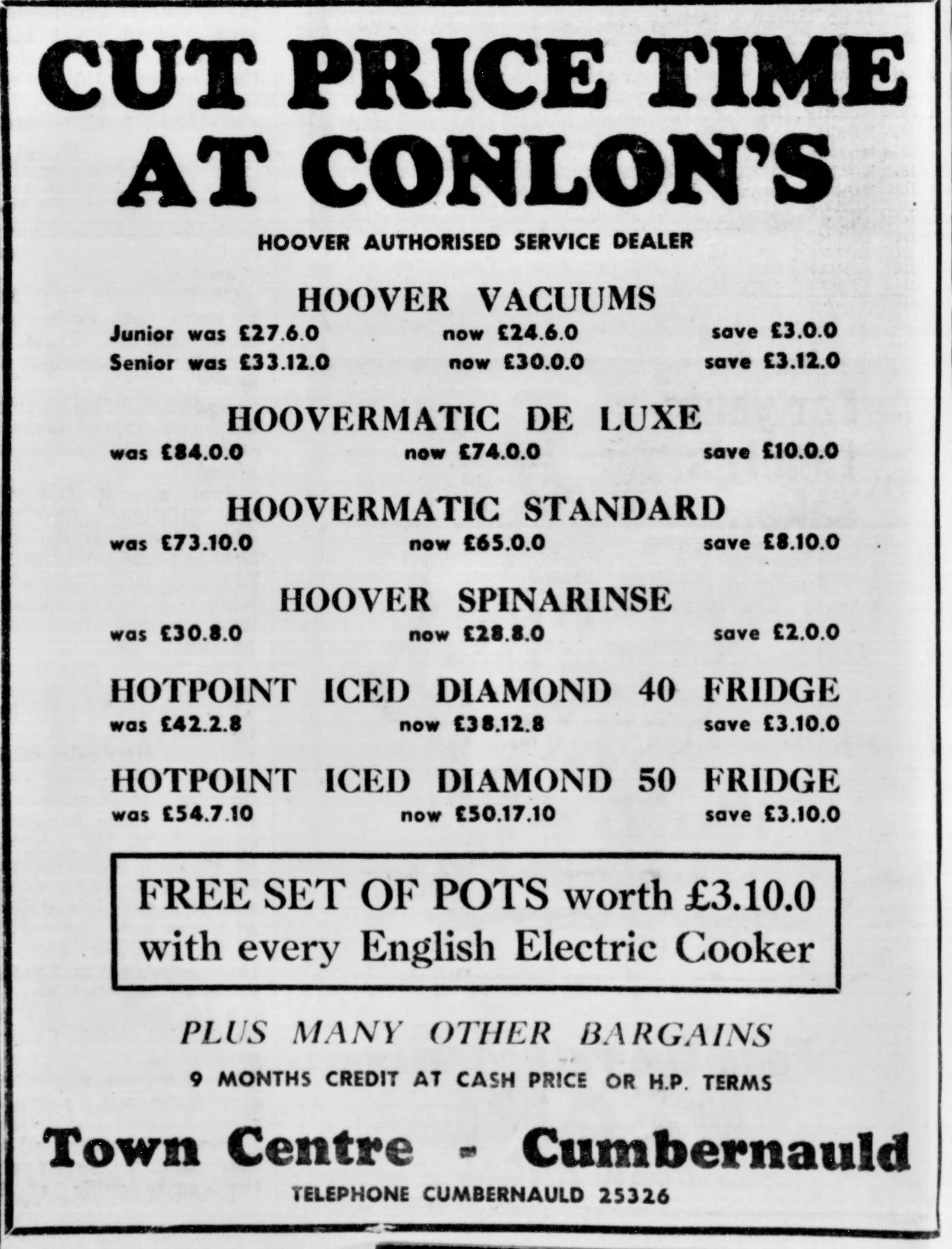 Conlons Feb 1968