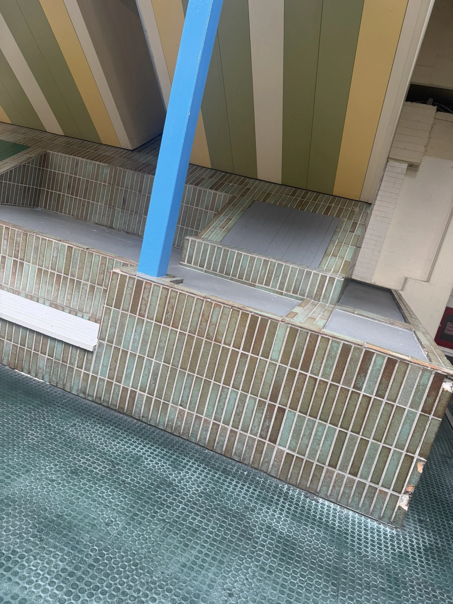 Seating area in 3rd floor corridor