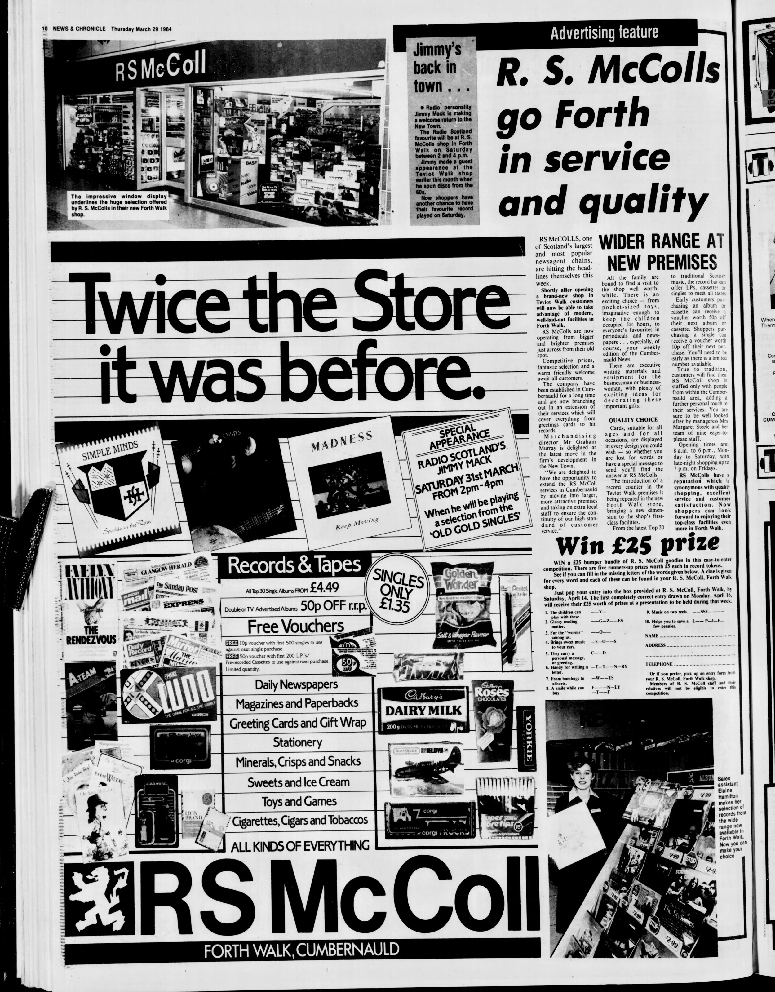 R.S. McColl New Store Mar 1984