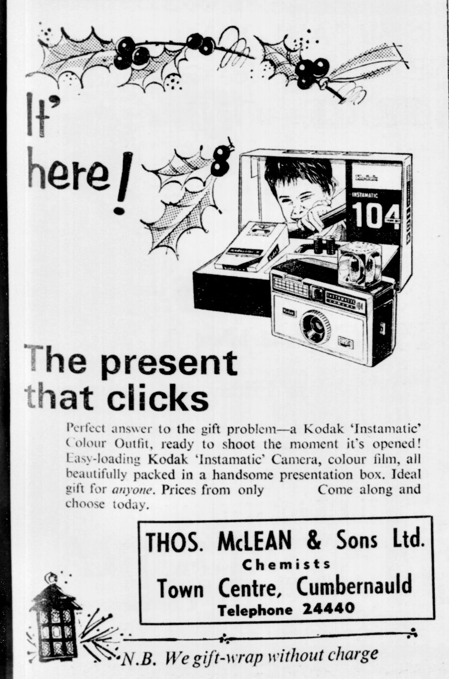 McLeans Chemists Dec 1967