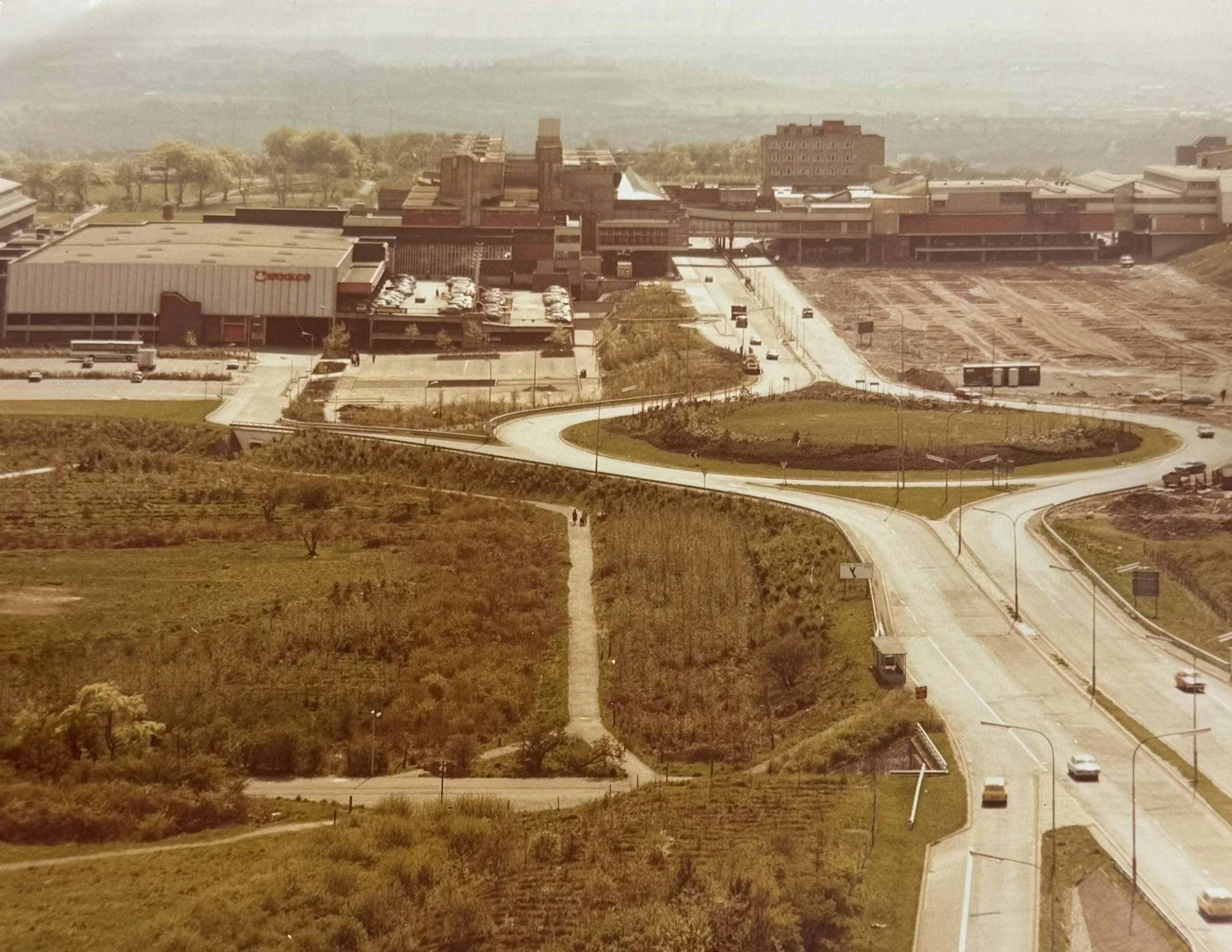 The ground has been cleared for Phase Four construction in this photo