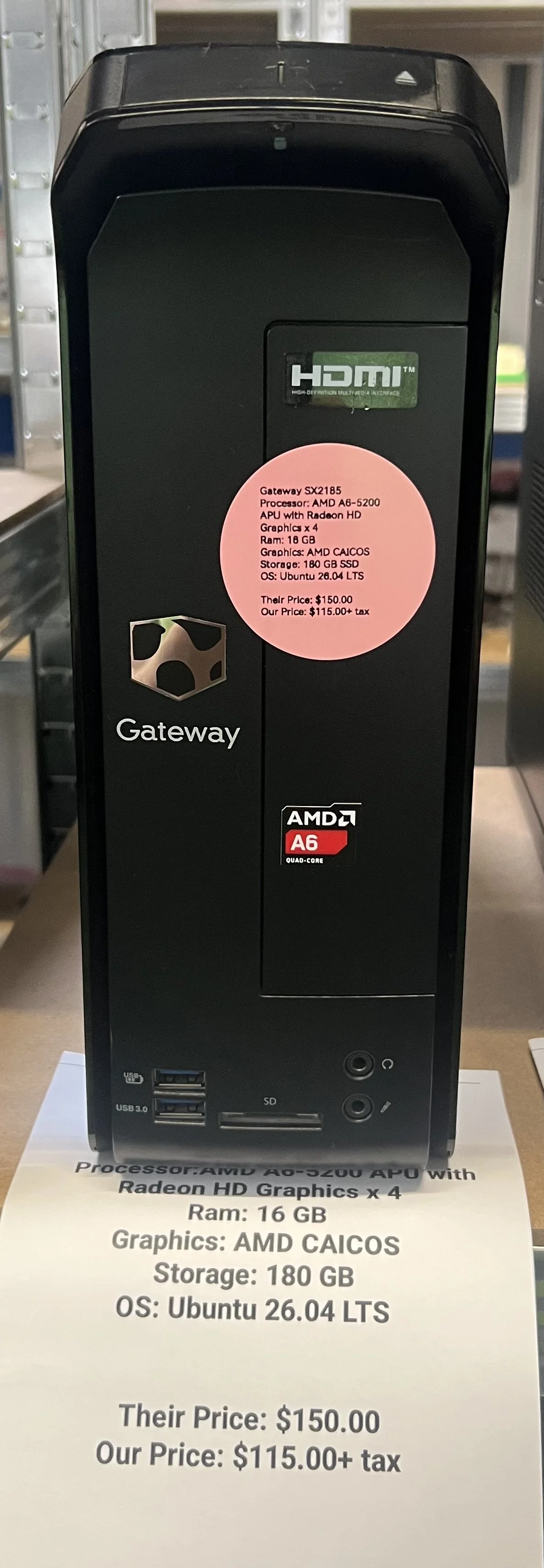 Gateway SX2185