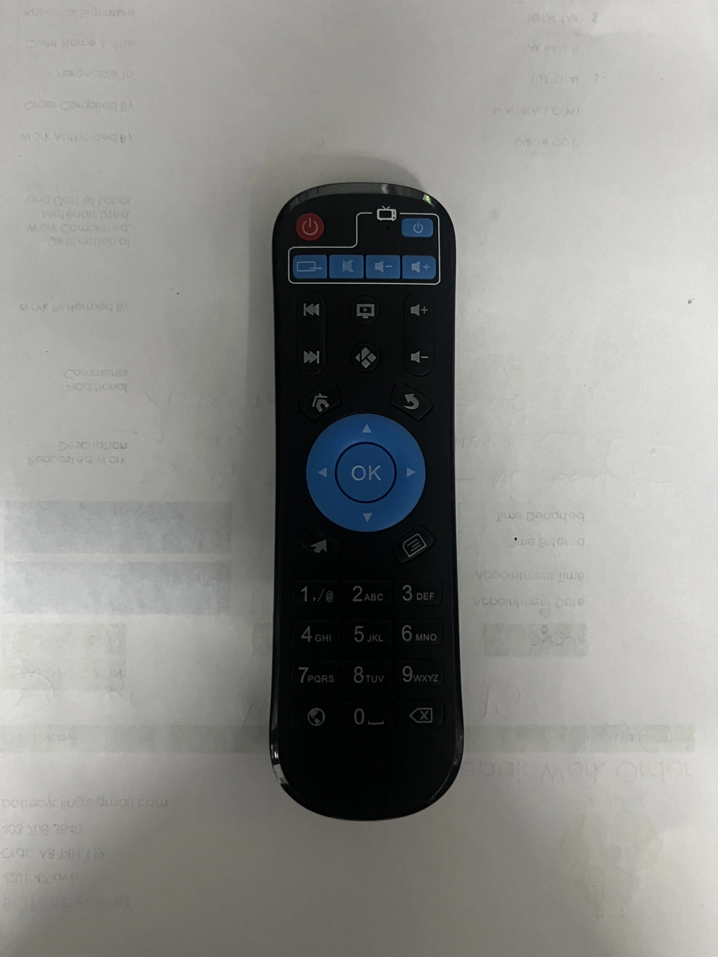 Universal Infrared (IR) Replacement Remote Control.