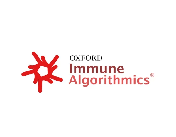 Oxford Immuno Algorithms logo with a red starburst symbol and text.