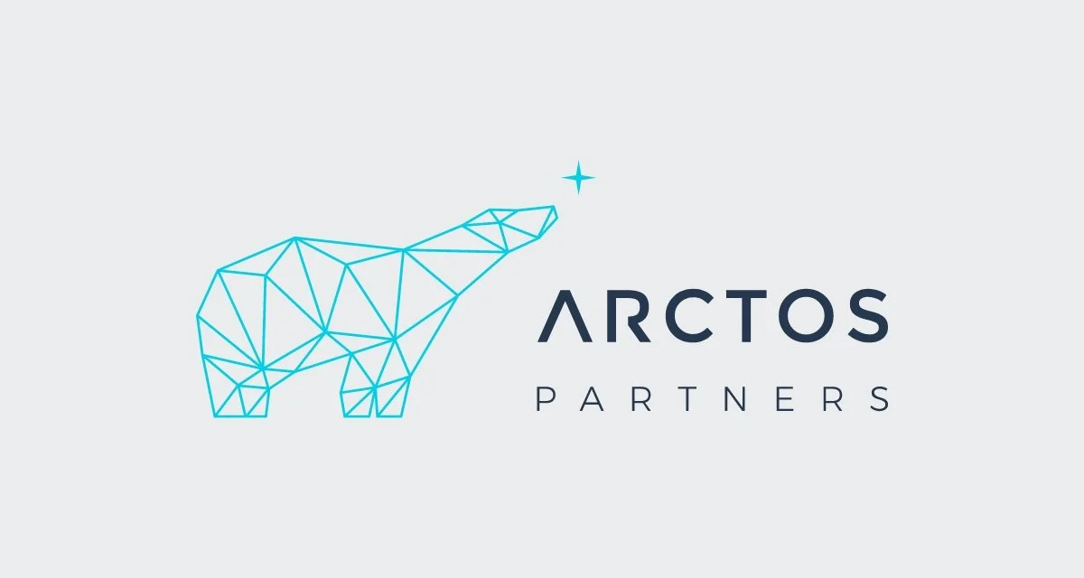 Logo featuring a geometric, polygonal elephant with a star near its trunk, and the text 'ARCTOS PARTNERS' to the right.