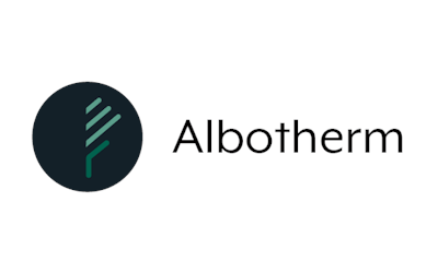 AlBatherm logo with a stylized green icon and the word 'Albatherm' next to it.