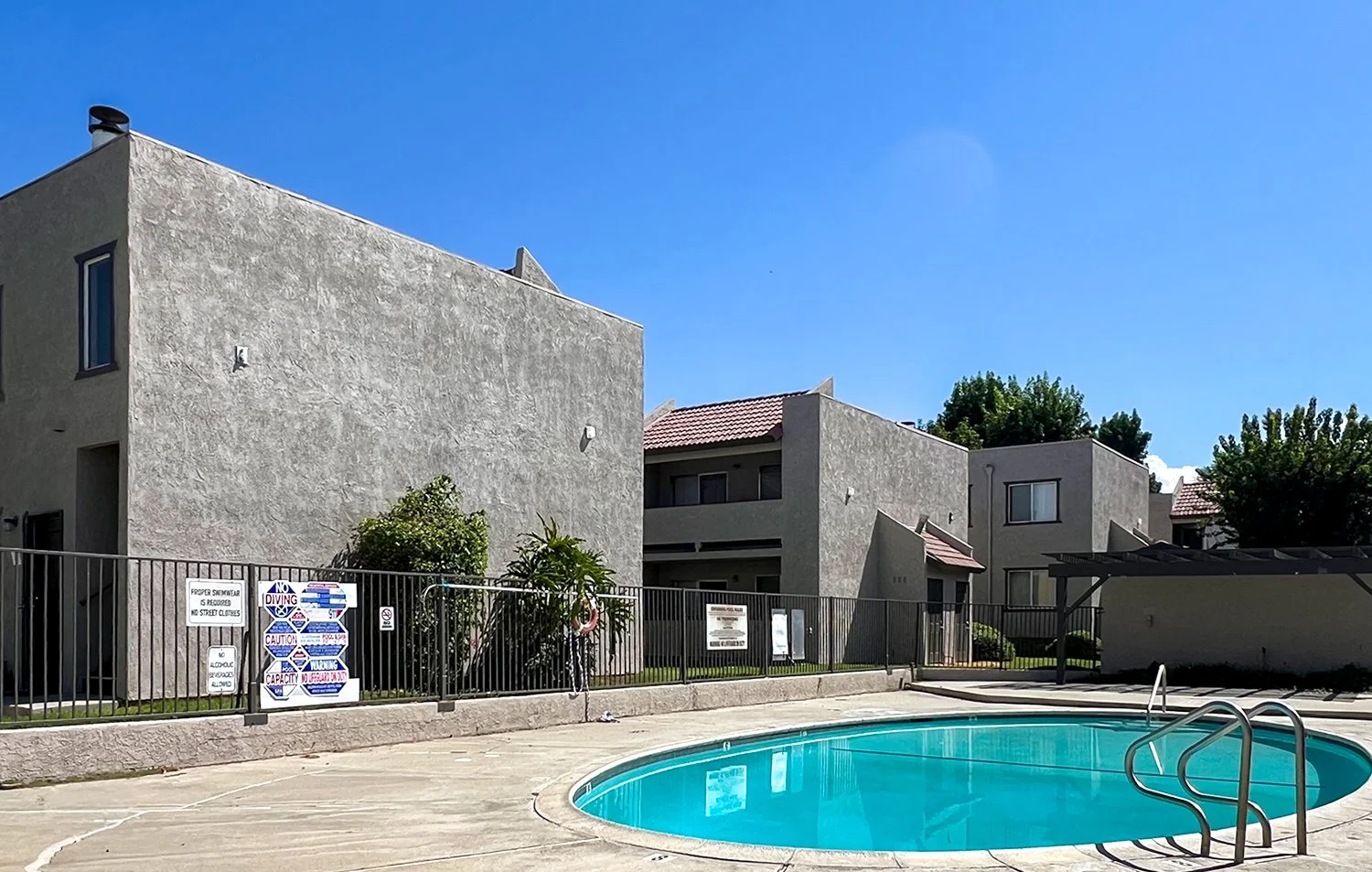 Pool Area at Highland Club Apartments 