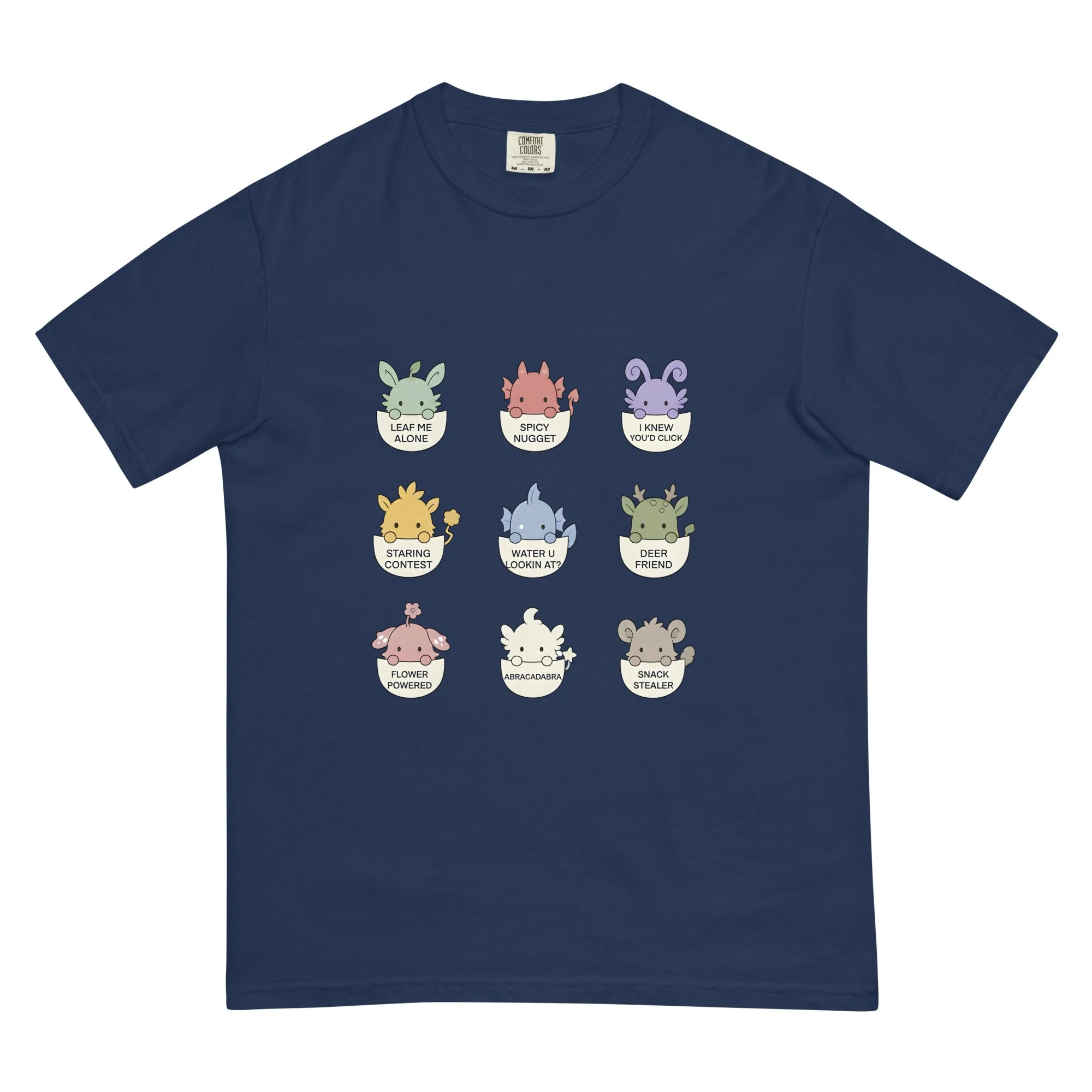 Anime Characters heavyweight t-shirt