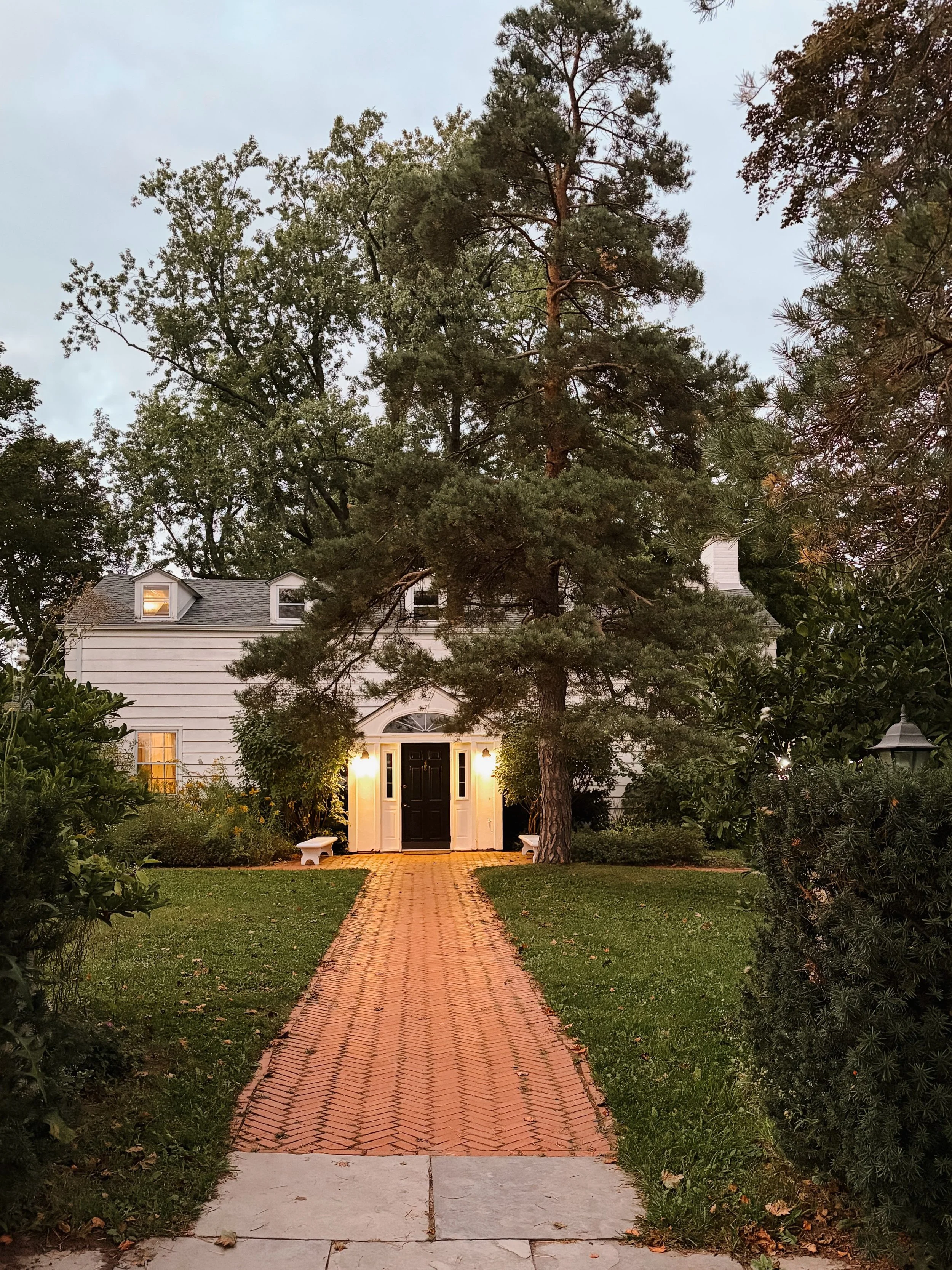 The kind of front door that makes you want to stop and take a picture.