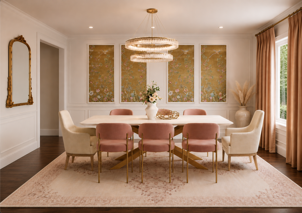 Chinoiserie & Blush