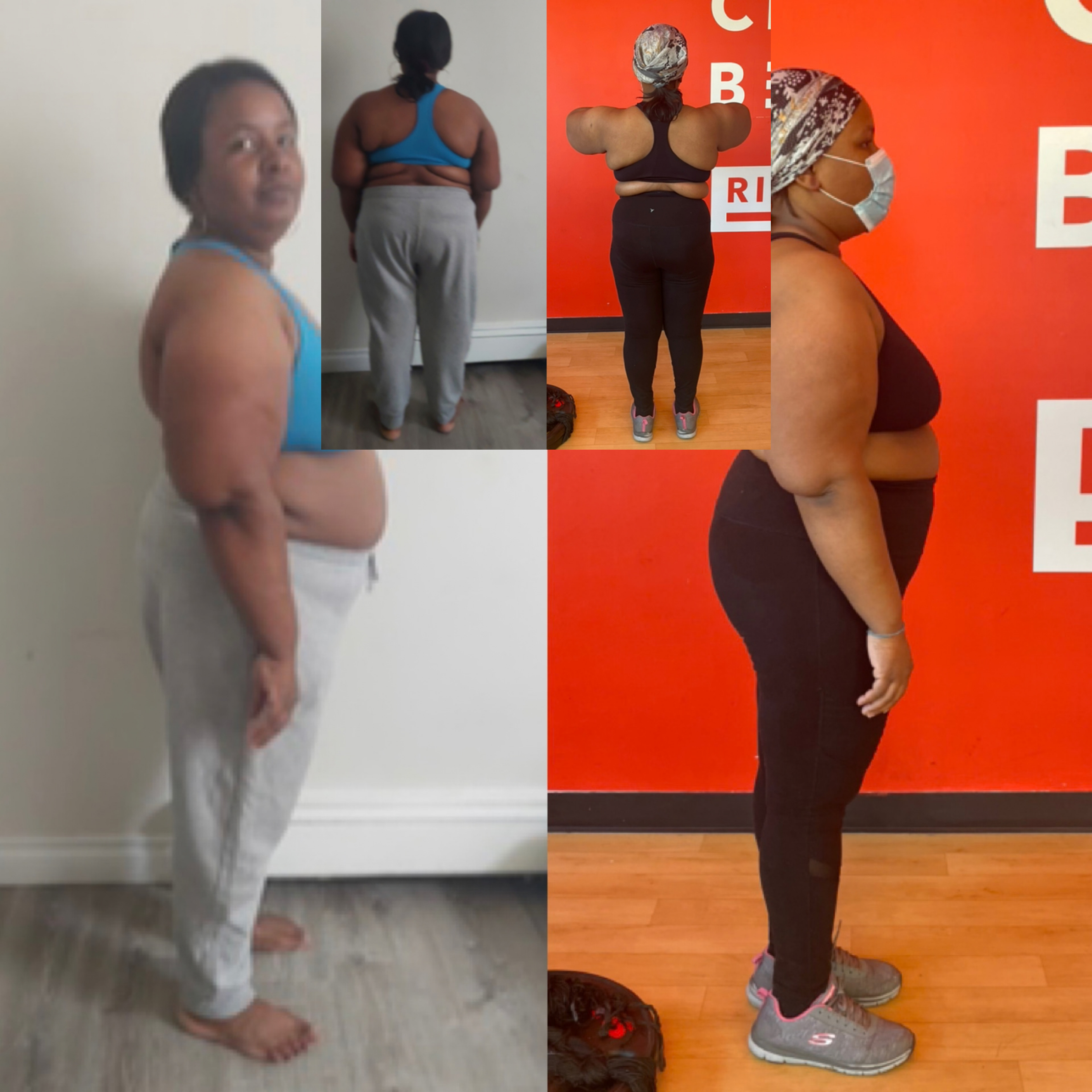ARVAYA client progress and body composition transformation.
