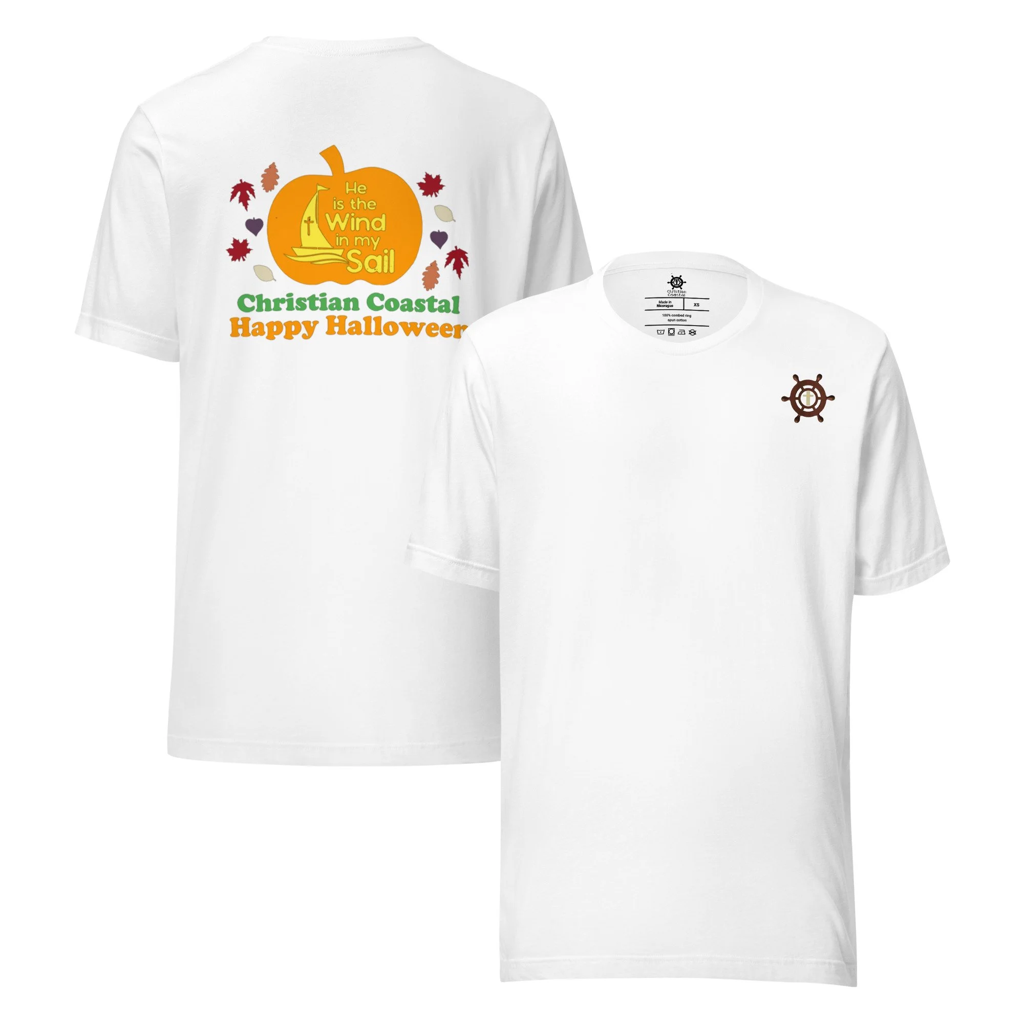 He Is The Wind In My Sail Pumpkin, Unisex t-shirt