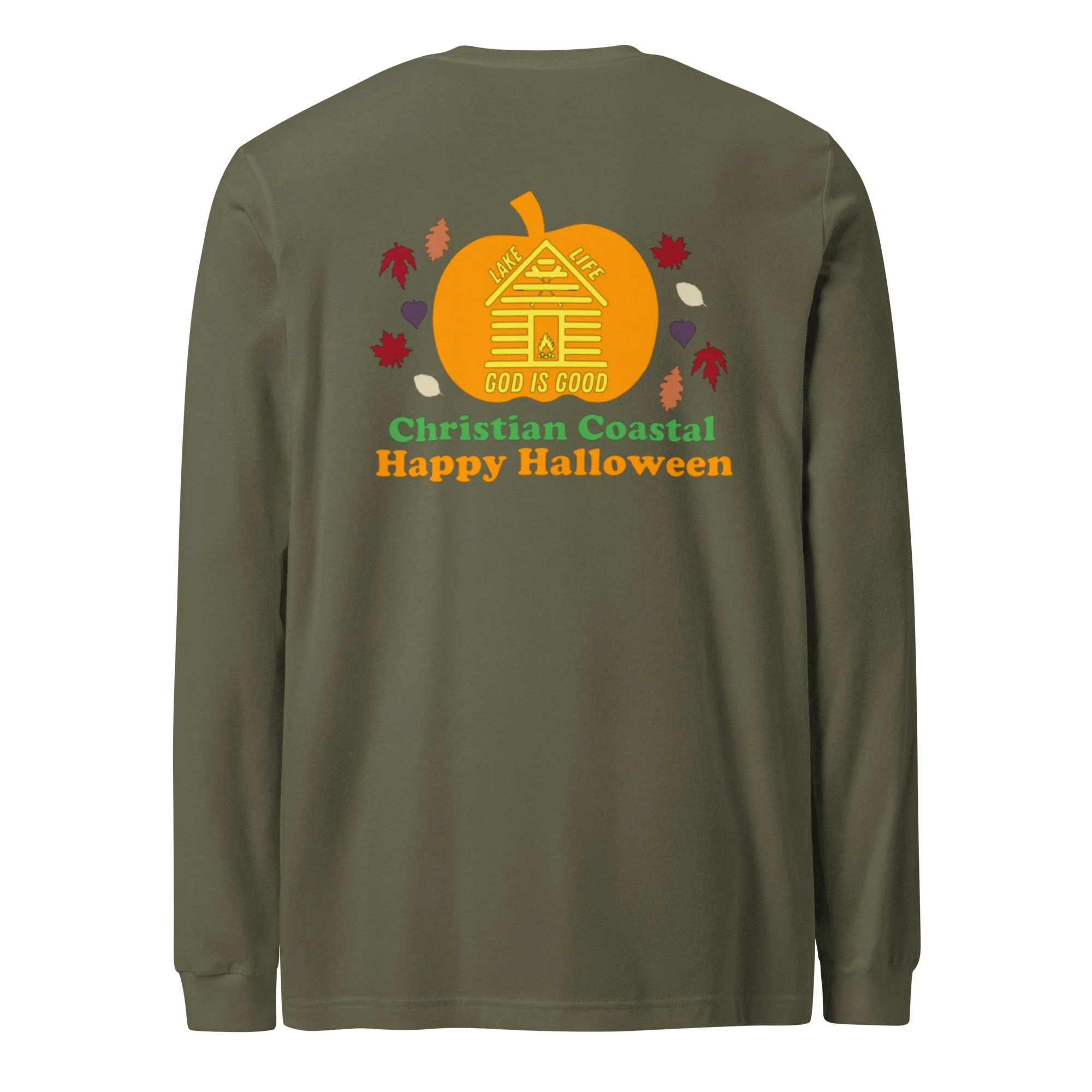 Lake Life, God Is Good Pumpkin, Unisex Long Sleeve Tee