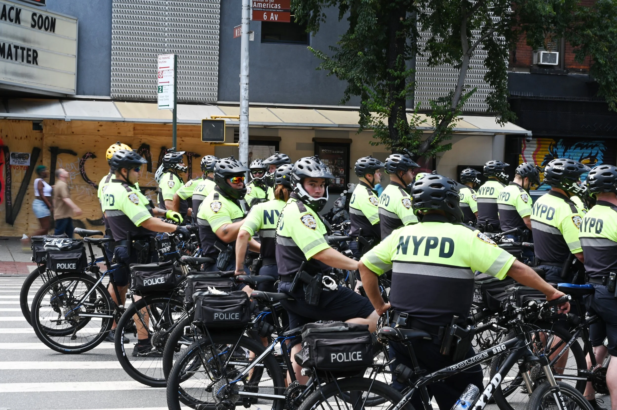 NYPD ON BIKES.JPG