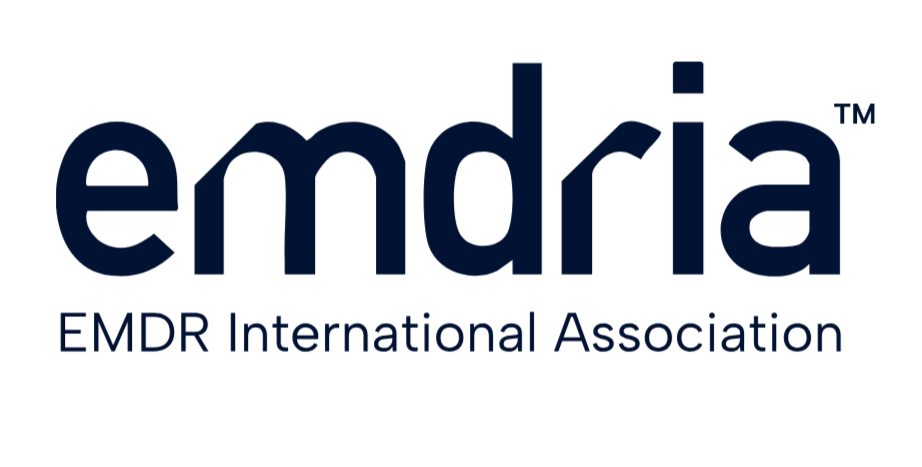 EMDR International Association logo with the word 'emdria' in large letters and the phrase 'EMDR International Association' below it.