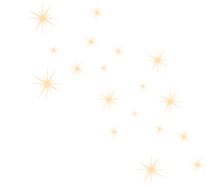 Gold and white starburst fireworks against a black background.