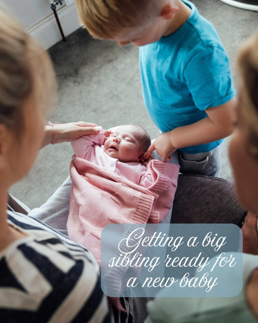 The best outcome is a crayon drawing on a fridge with five stick figures, even though the family only has four people in it so far. Kids feel big changes coming before we always realize it. Bringing a new baby home is a huge shift for an older siblin
