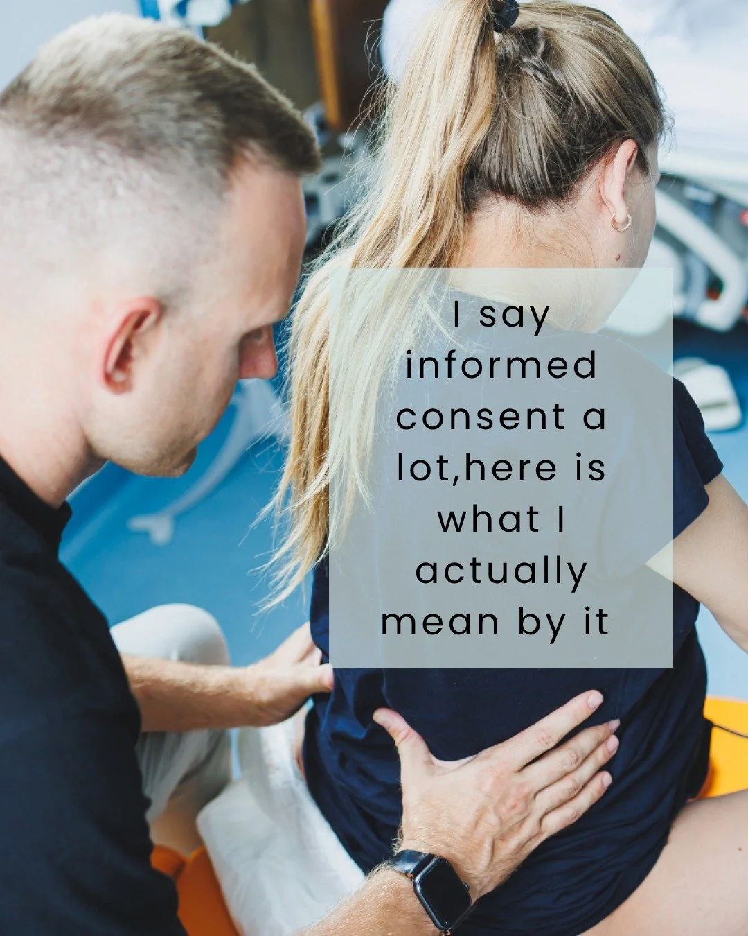 Informed consent means you get the real picture before anyone does anything to your body. Risks, benefits, alternatives, and what happens if you wait. All of it, in language you can actually understand.

It means you get to ask questions, even the on