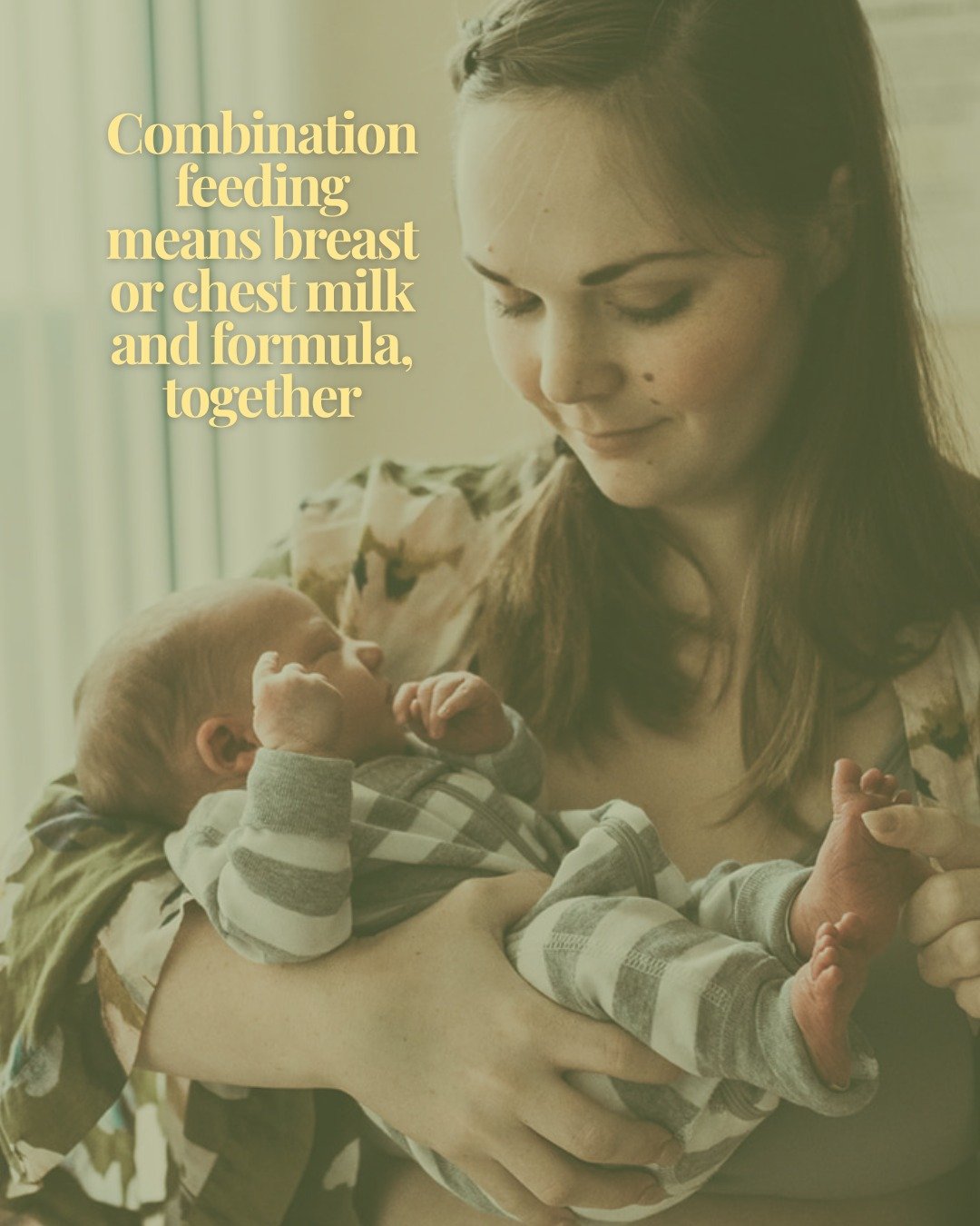 Combination feeding means using breast or chest milk alongside formula, and families land here for all kinds of reasons. Some plan it from the very beginning. Some get there after a hard latch, a low supply, a return to work, or simply because it fel