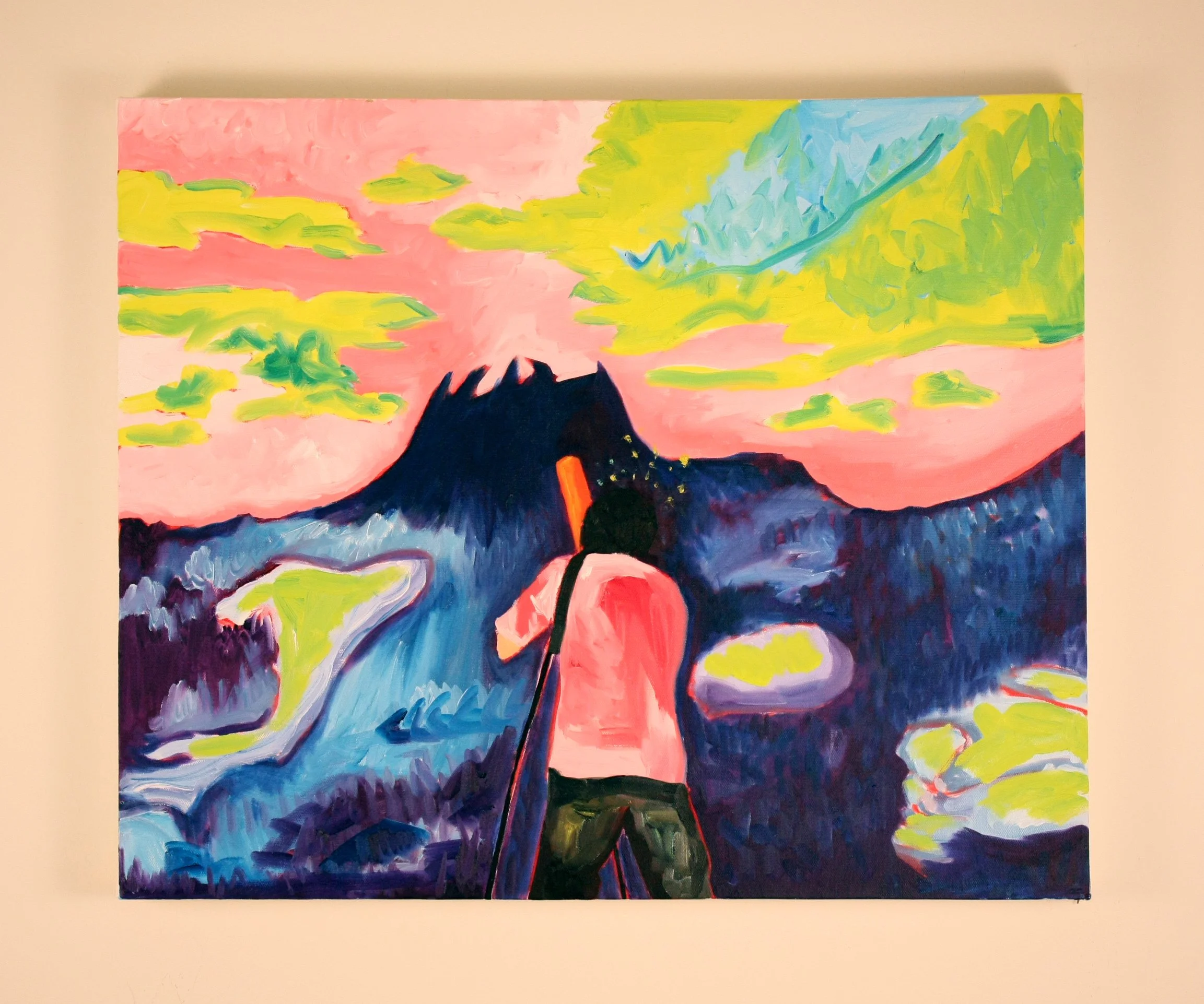 Out There, 2013, Oil on canvas, 20 x 24 inches
