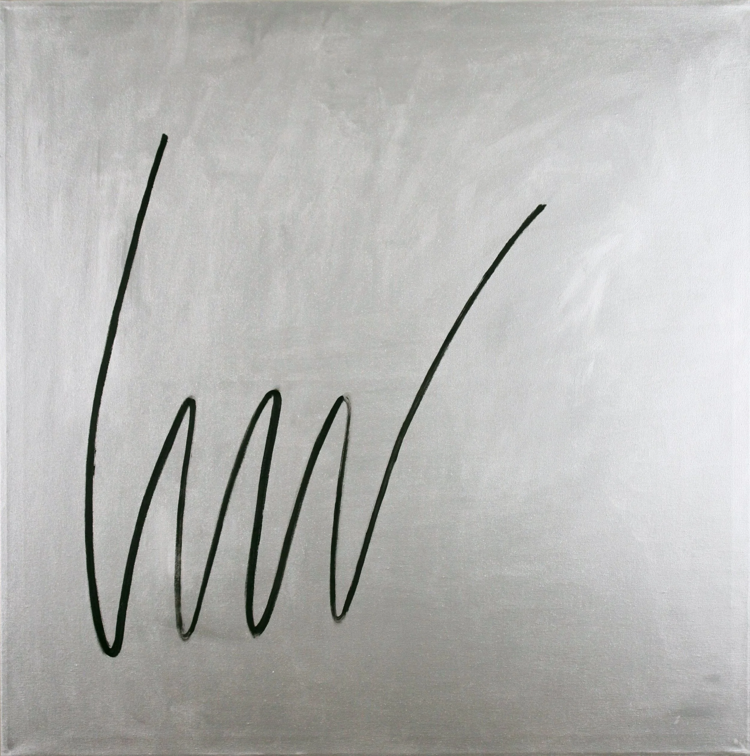 Dip, 2014, Oil on canvas, 36 x 36 inches