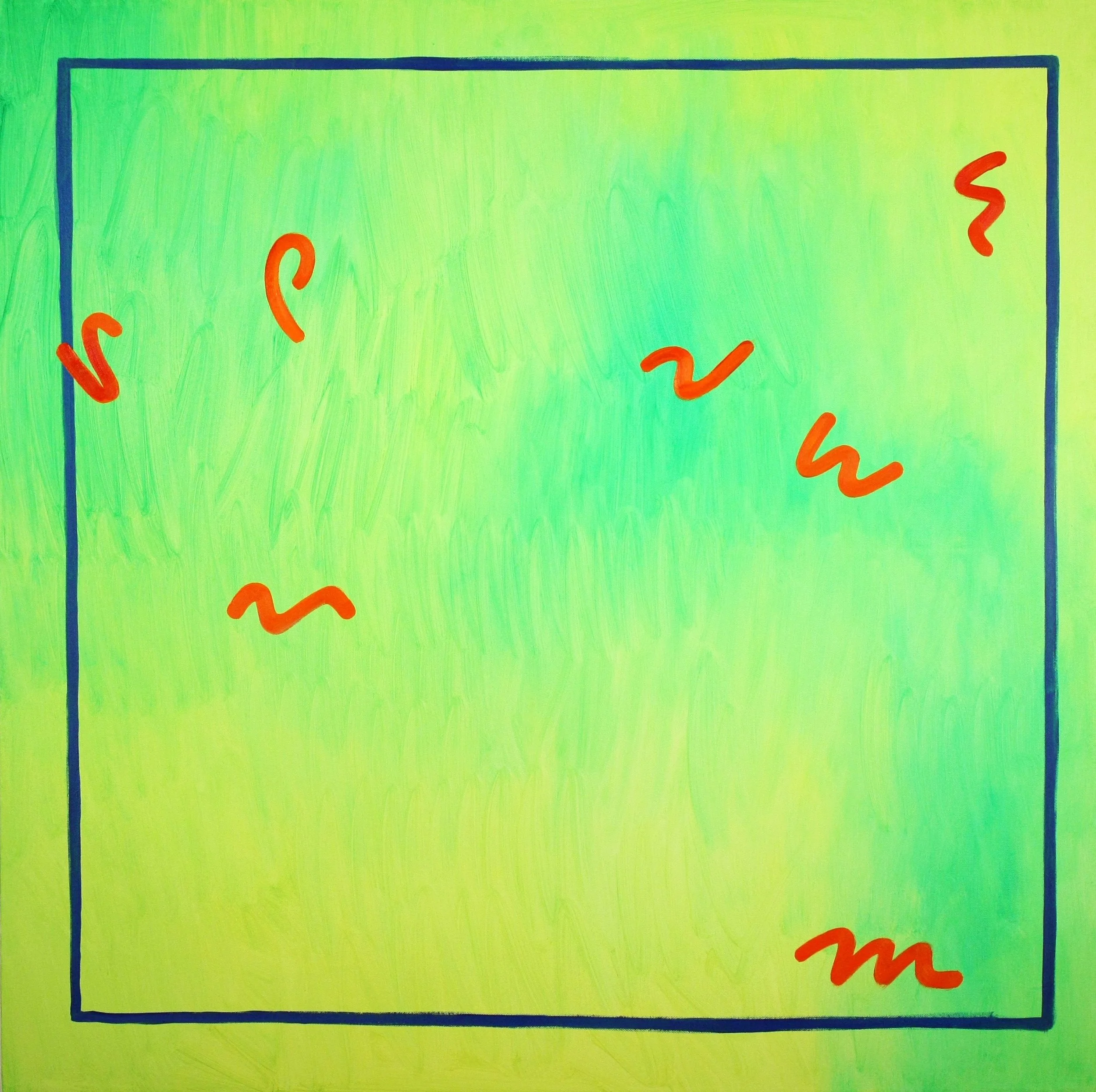 Goldfish, 2014, Oil on canvas, 36 x 36 inches