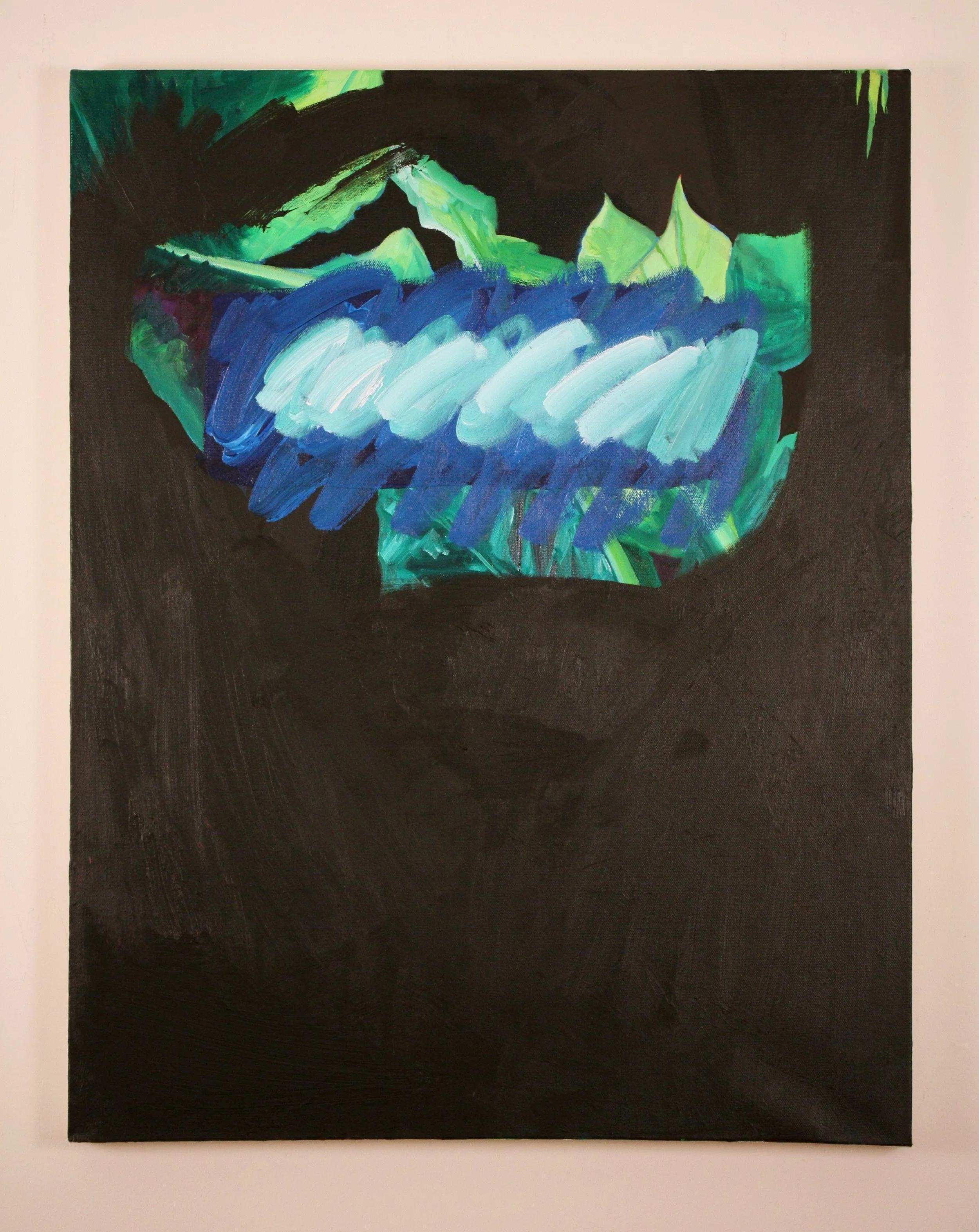 Password, 2013, Oil on canvas, 28 x 22 inches 