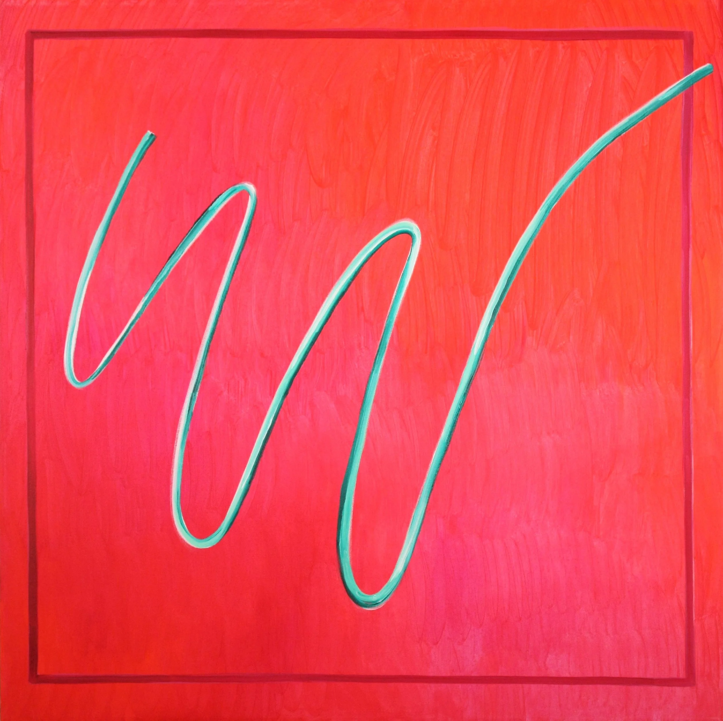 Heartbeat, 2014, Oil on canvas, 36 x 36 inches