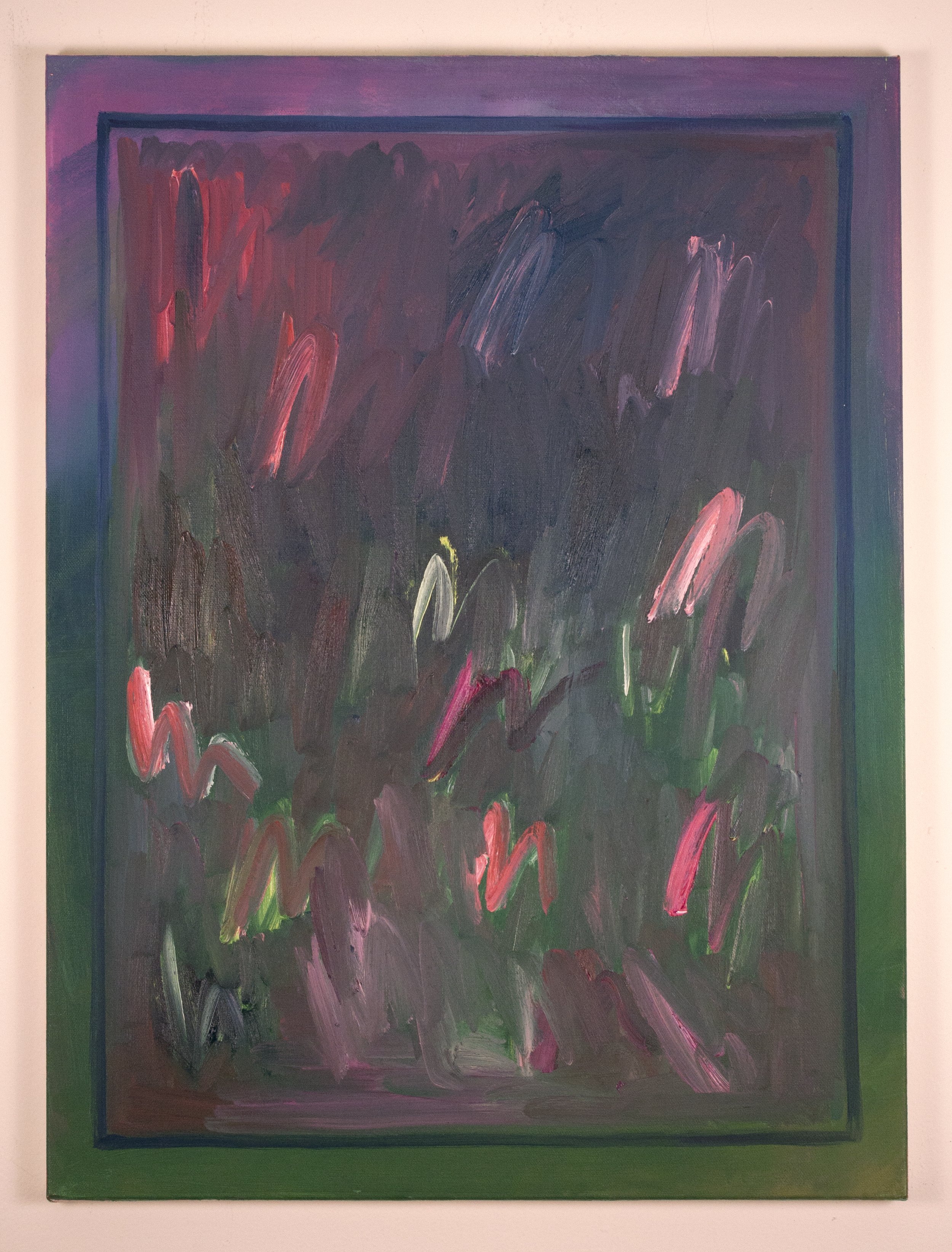 Perhaps Flowers, 2014, Acrylic on canvas, 24 x 18 inches