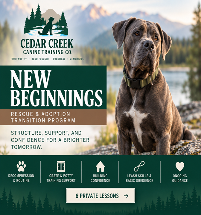 New Beginnings Rescue & Adoption Transition Program