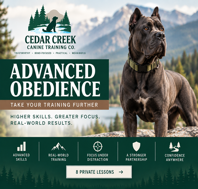 Advanced Obedience Package