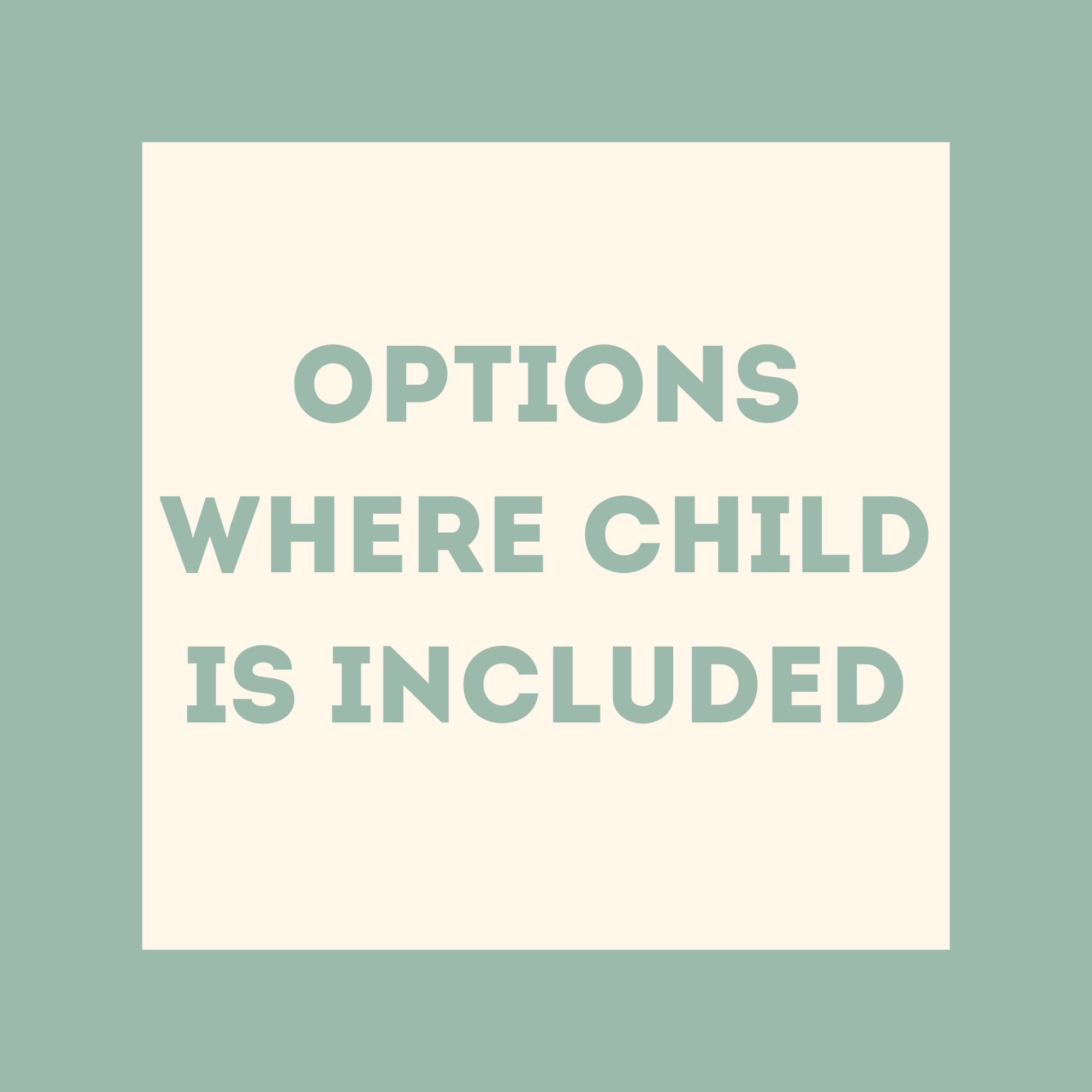 Screenshot of a menu or survey with options including 'What is included'.