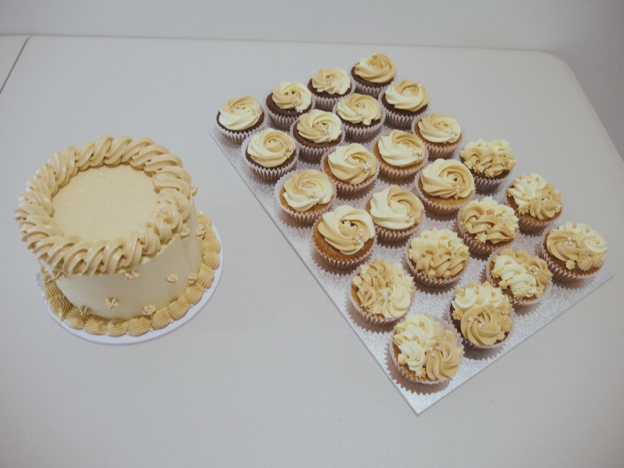 Ablaze cake and cupcake - 30 years.png