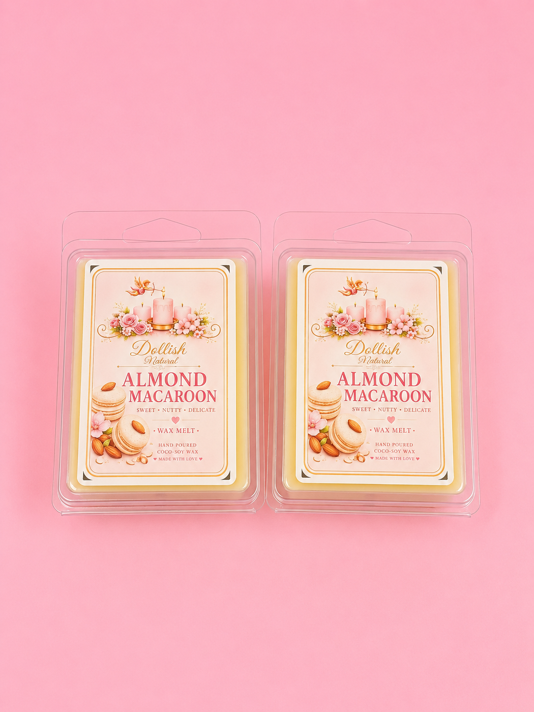 2 Almond Macaroon Wax Melts
