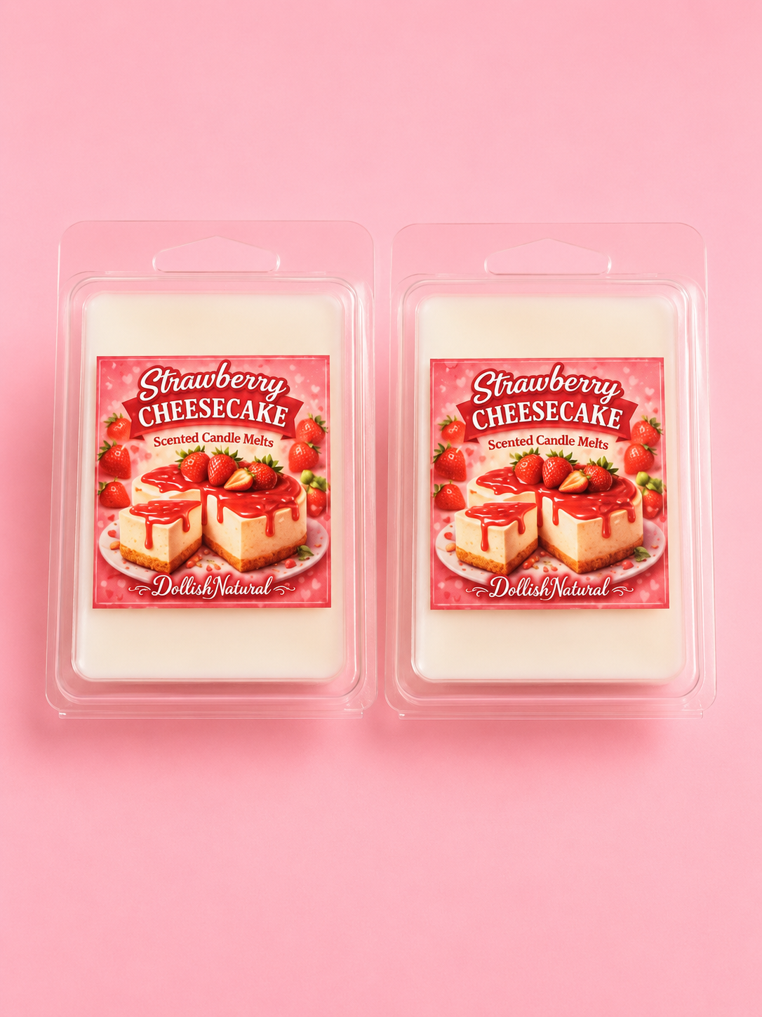 2 Strawberry Cheesecake Wax Melts