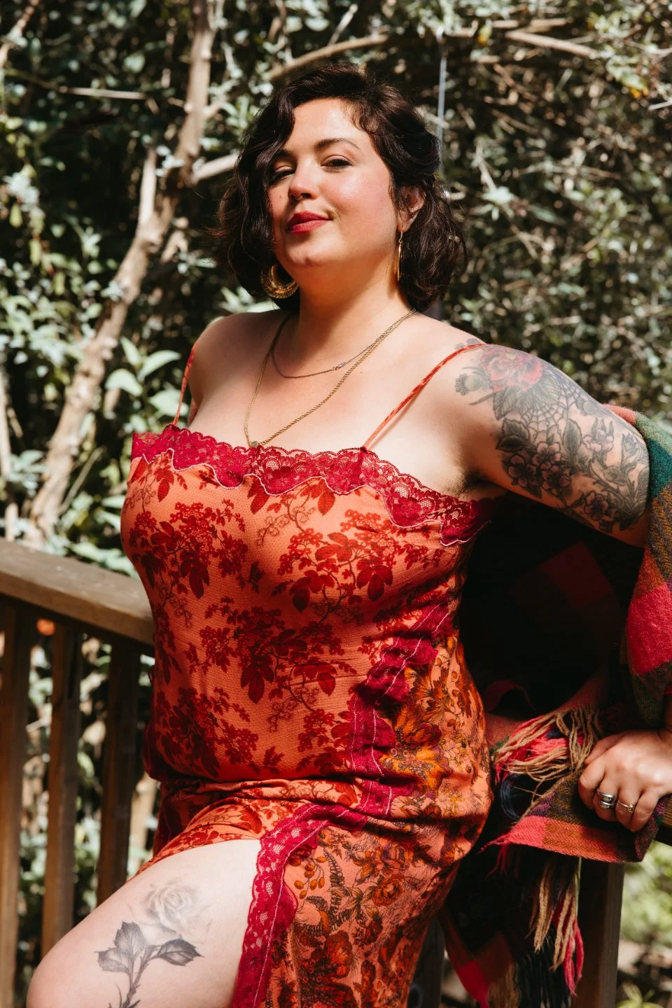 Zoë Kessler, Ayurvedic practitioner and yoga instructor, portrait outdoors