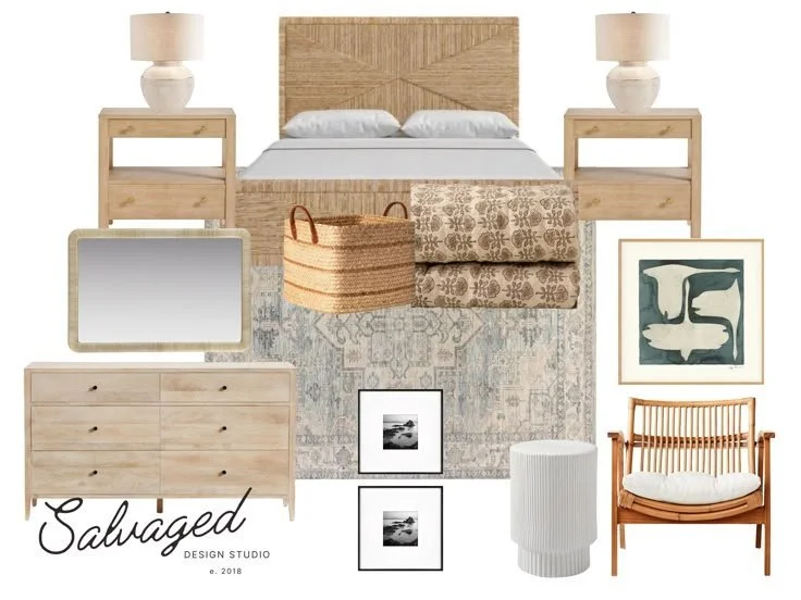 Moodboard Moderno Boho para Quarto | Shop the Look