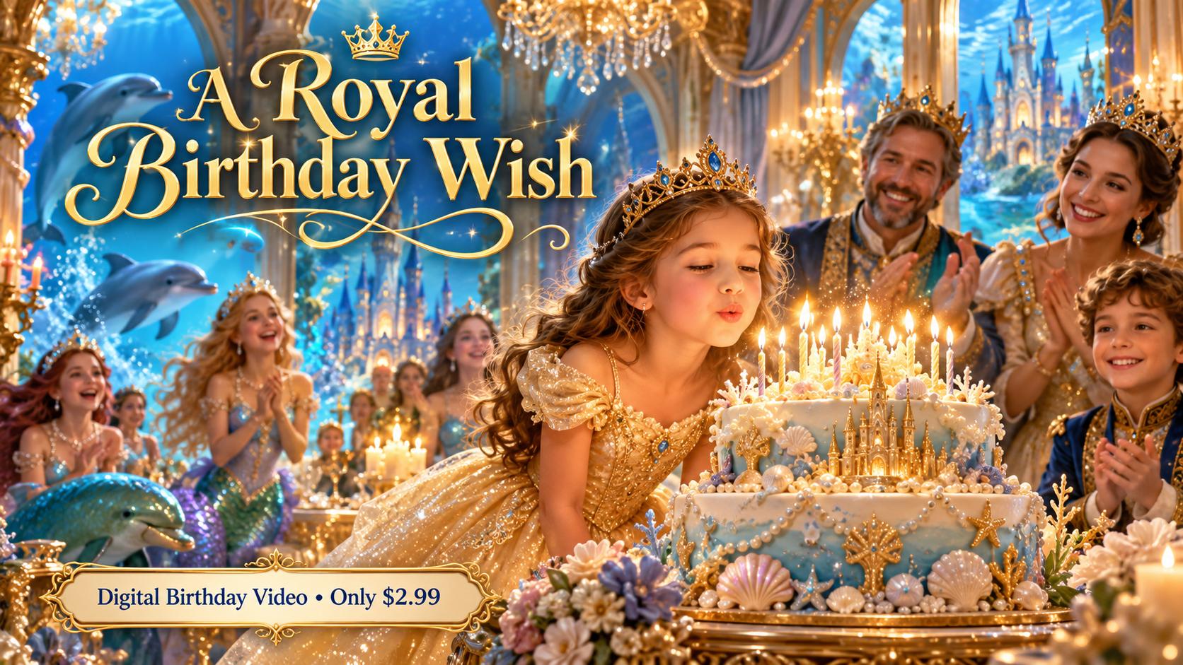 A Magical Under-the-Sea Birthday Wish — A Princess Video Gift ✨🧜‍♀️