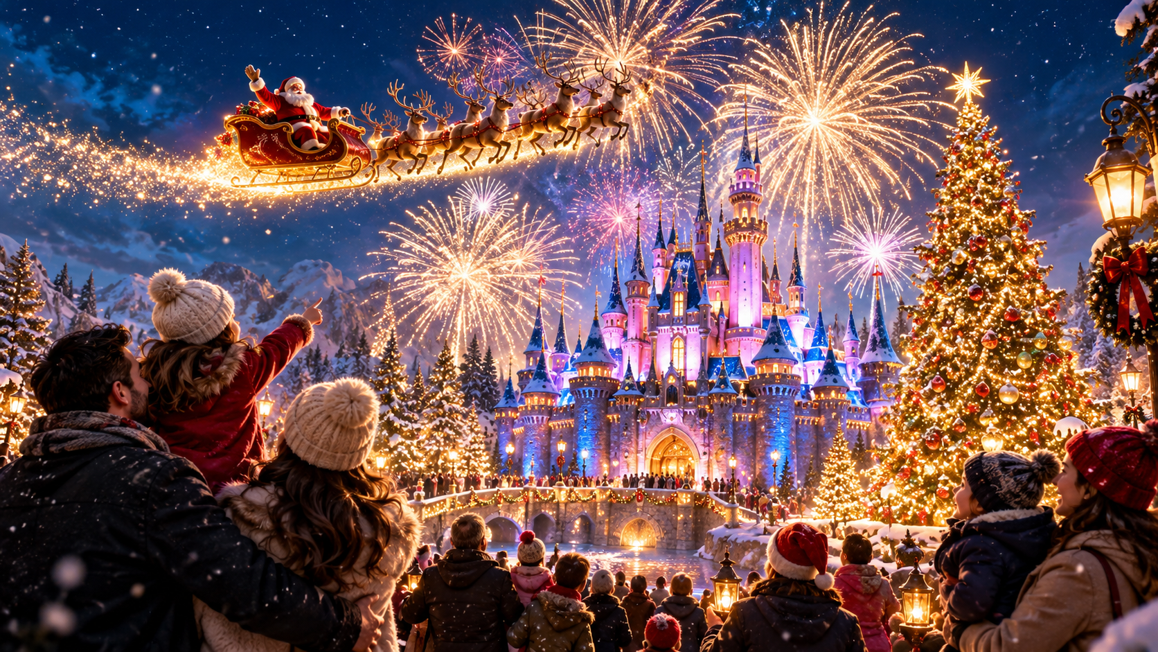 A Merry Christmas at the Castle — Santa’s Magical Sleigh Ride | Digital Video Download