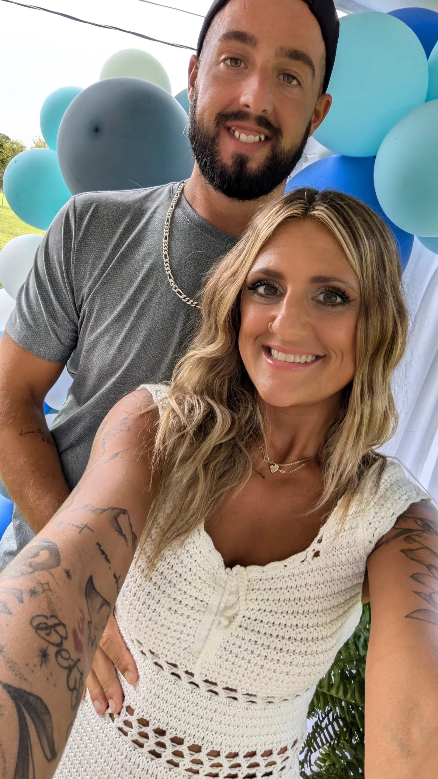 A selfie of Randall Jordan and wife Savannah Jordan