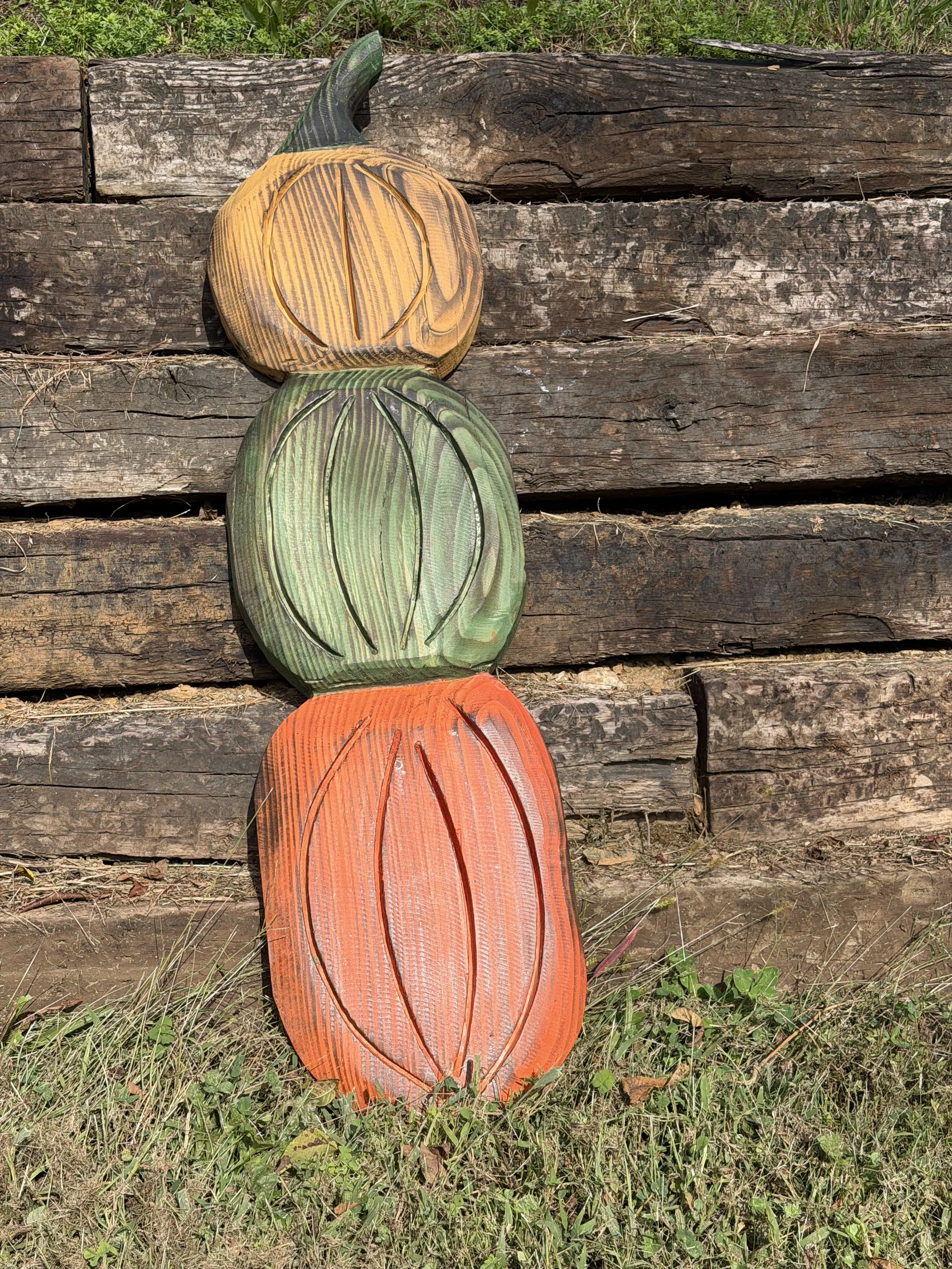 Stacked Pumpkins