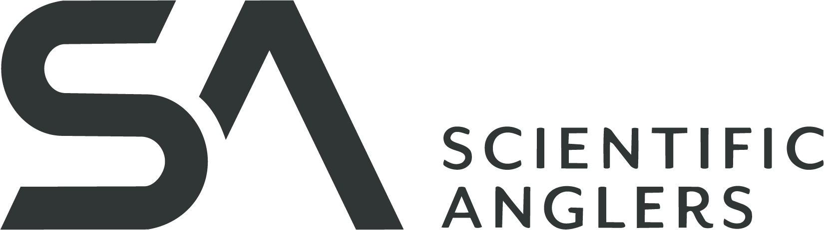 Logo of Scientific Anglers featuring stylized letters S and A with the company name.