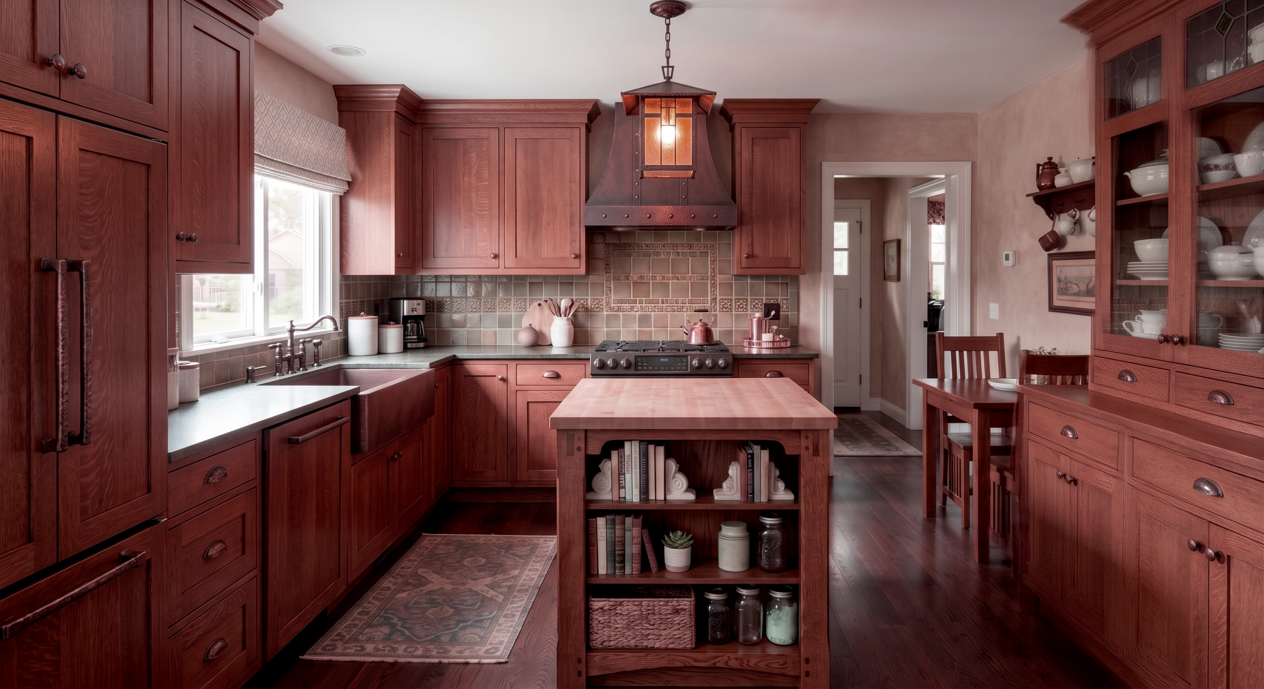  CRAFTSMAN / MISSION  A distinctive niche style known for heavy oak, artisan joinery, and strong structural lines, but less common in broad speculative remodels.