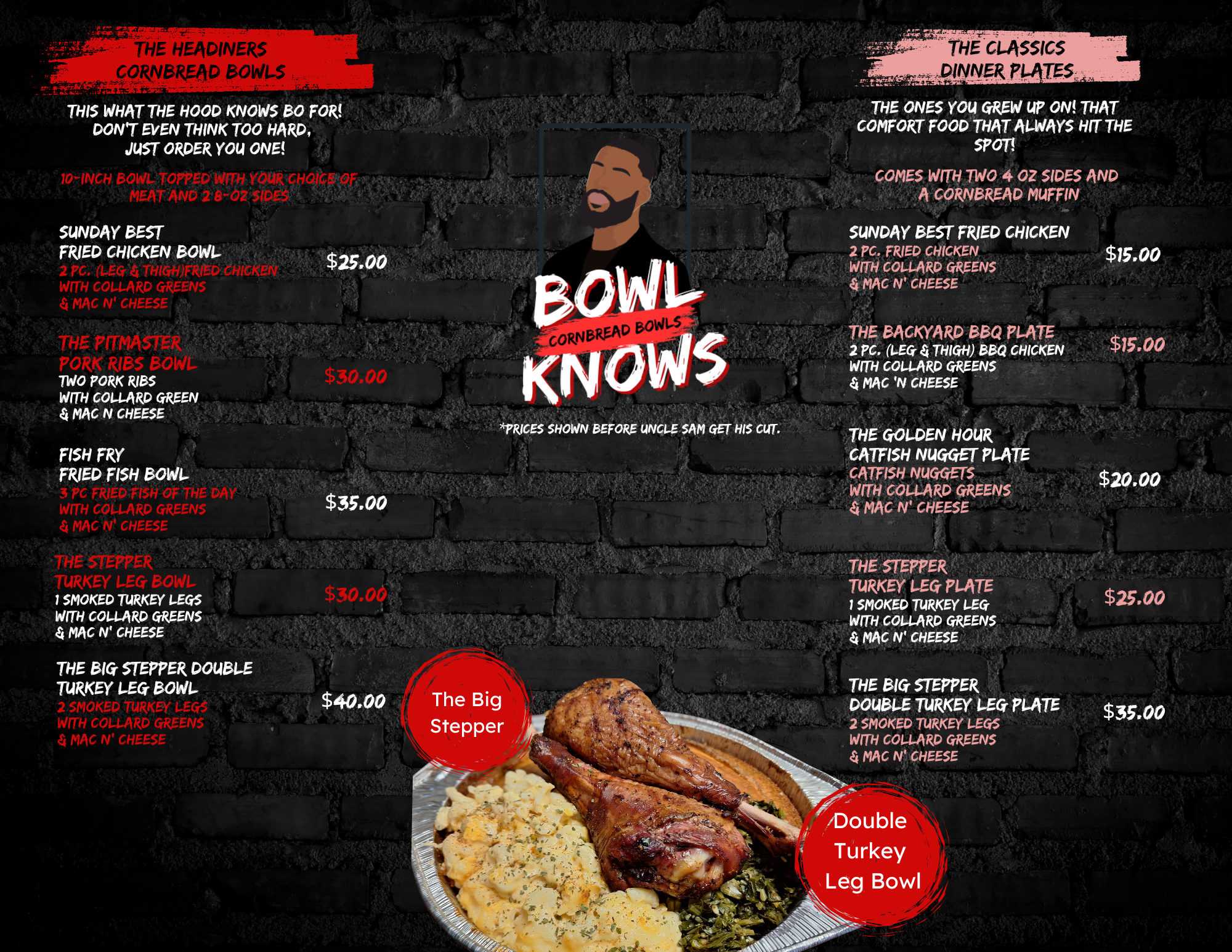 Menu Page 1