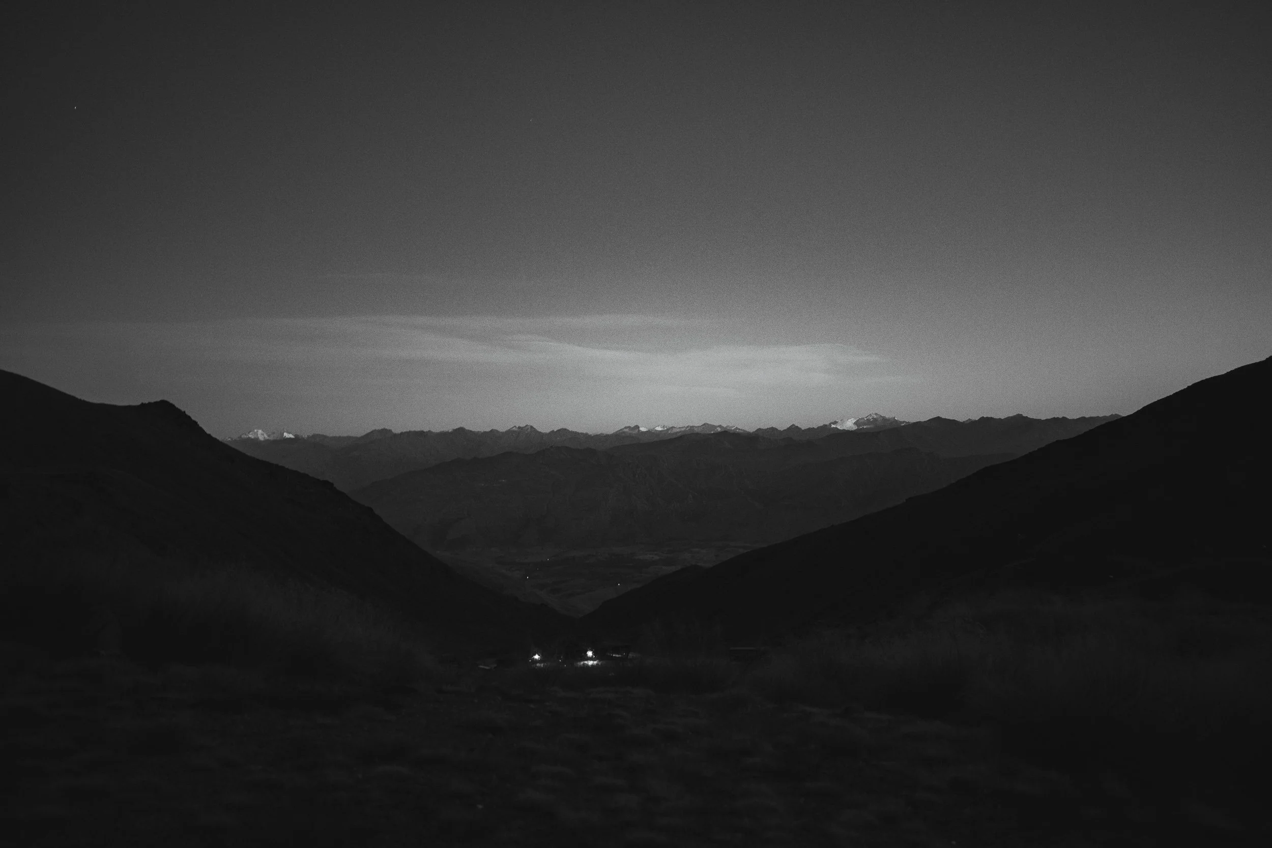 Sunrise Scramable at The Remarkables, New Zealand