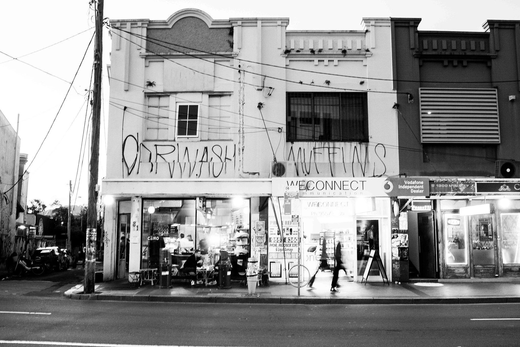 The great car wash muffin above Cairo on Enmore Road.